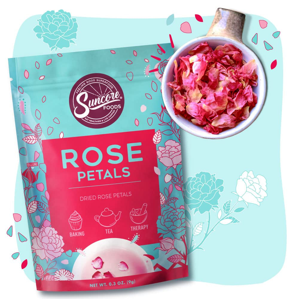 Dried Rose Petals (Caffeine-Free Tea)