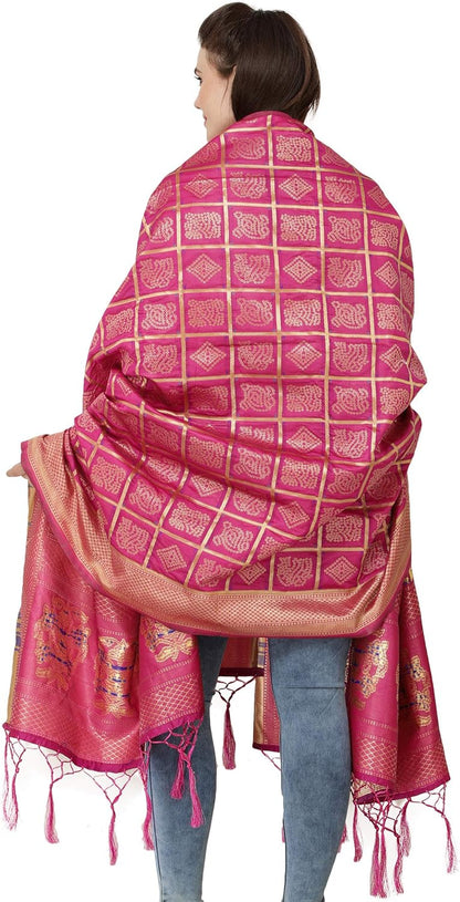 Indian Bandhani Gharchola Dupatta