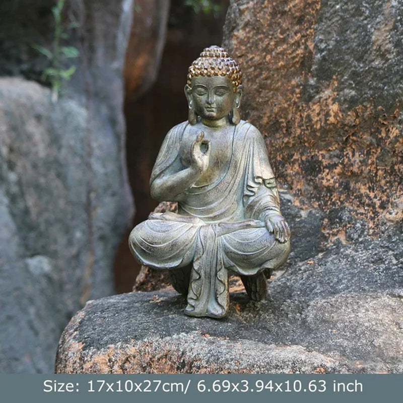 Buddha Statue Meditating Garden