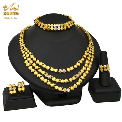 Indian Jewelry Sets Dubai 24K Gold Plated