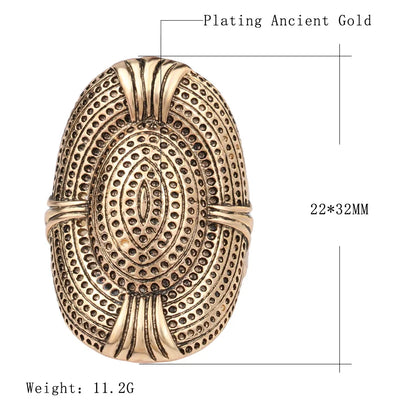 Vintage Luxury Antique Gold Rings for Women/Men