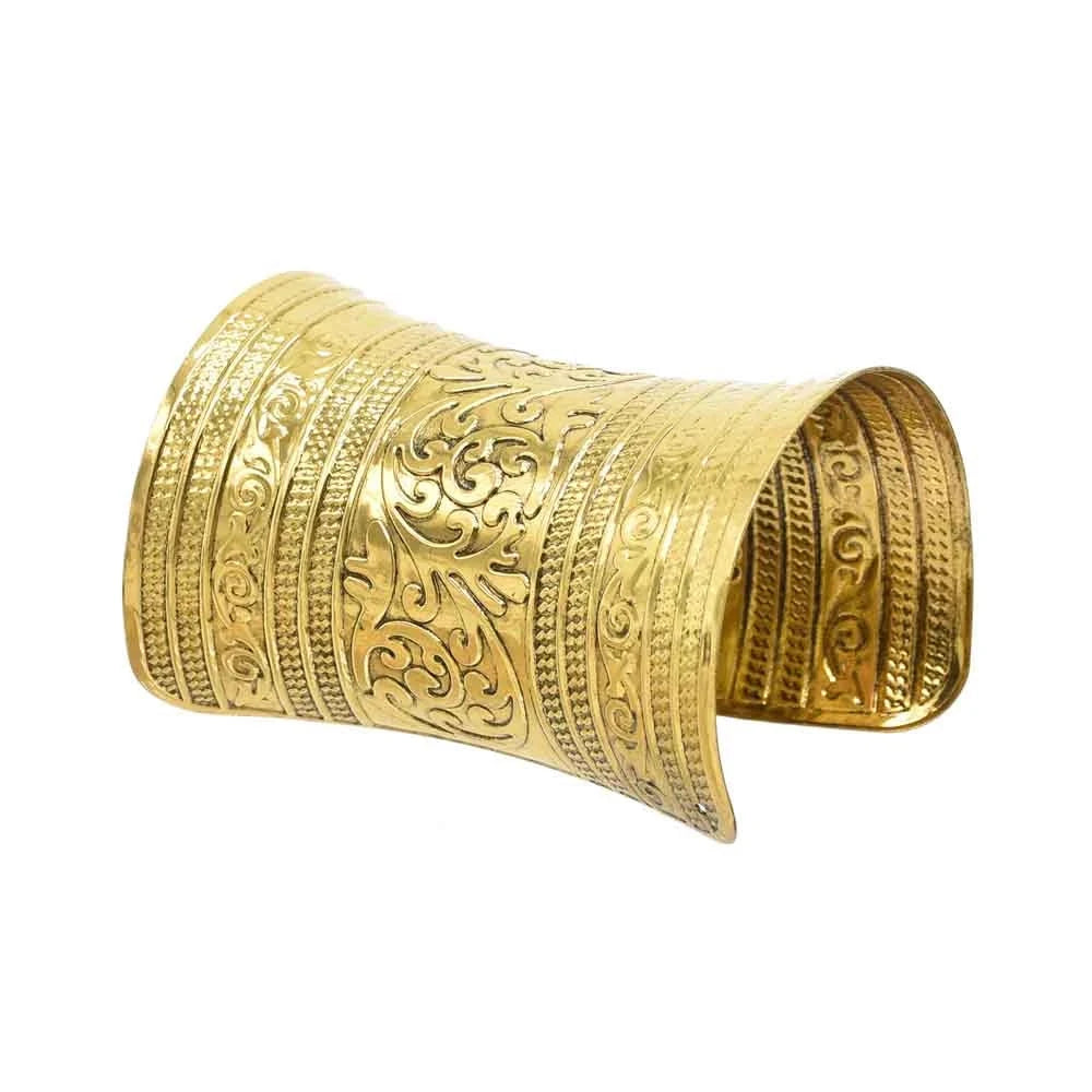 Tibetan Ethnic Wide Cuff Bracelet