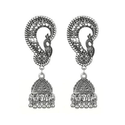 Ethnic Silver Earrings