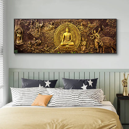 God Bronze Buddha Prints 