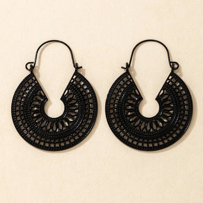 Mandala Flowers Earrings