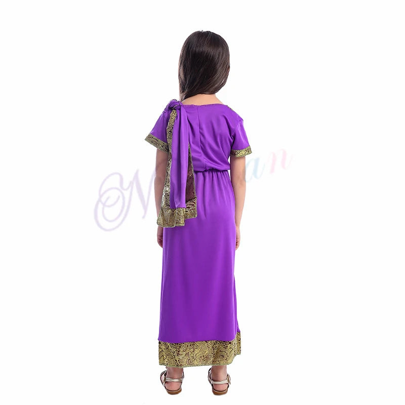 KIDS Indian Bollywood Girls India Saree Kaftan Sari Dress Clothing Indian Sari Halloween Costumes