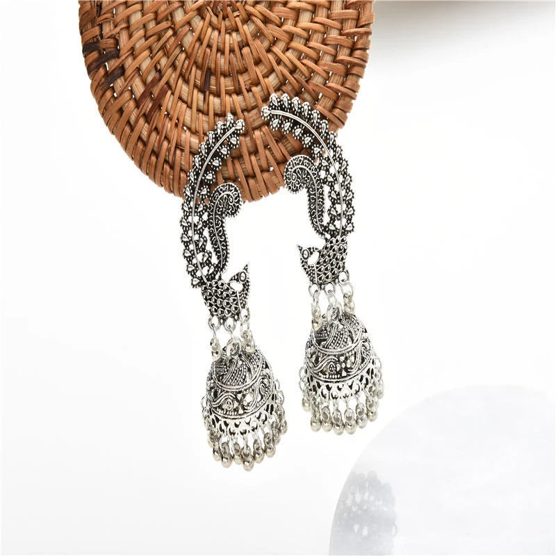 Ethnic Silver Earrings