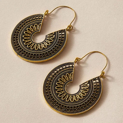 Mandala Flowers Earrings