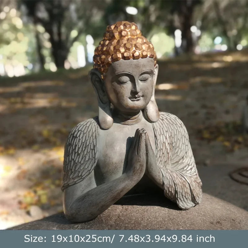 Buddha Statue Meditating Garden