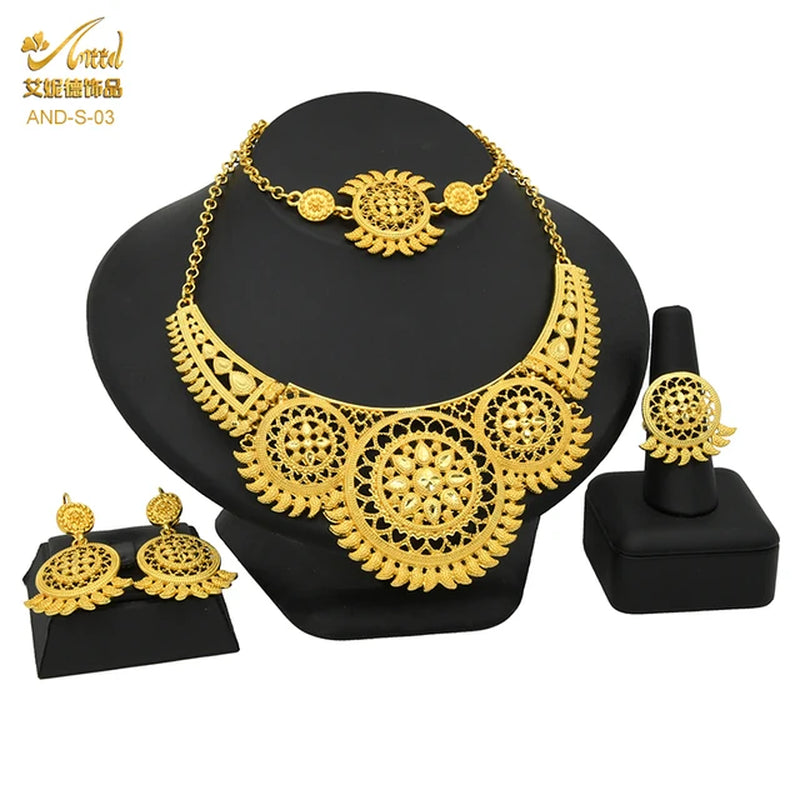 Indian Jewelry Sets Dubai 24K Gold Plated