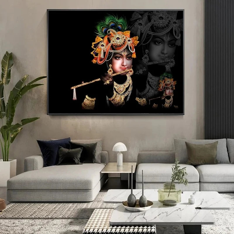 Sri Krishna Canvas Paintings