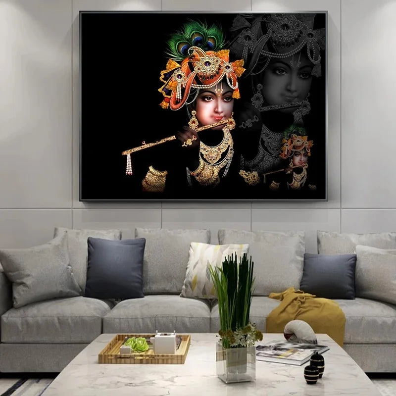 Sri Krishna Canvas Paintings