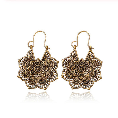 Mandala Flowers Earrings