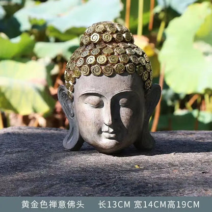 Buddha Head Figure Statues