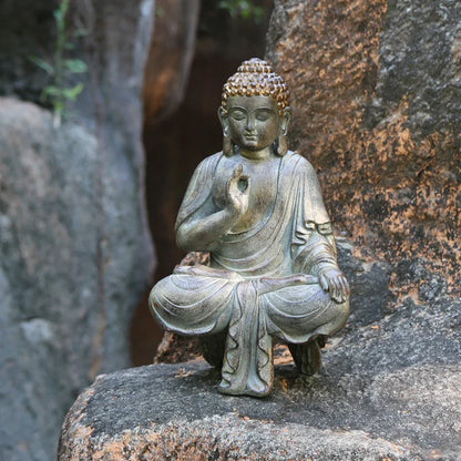 Buddha Statue Meditating Garden