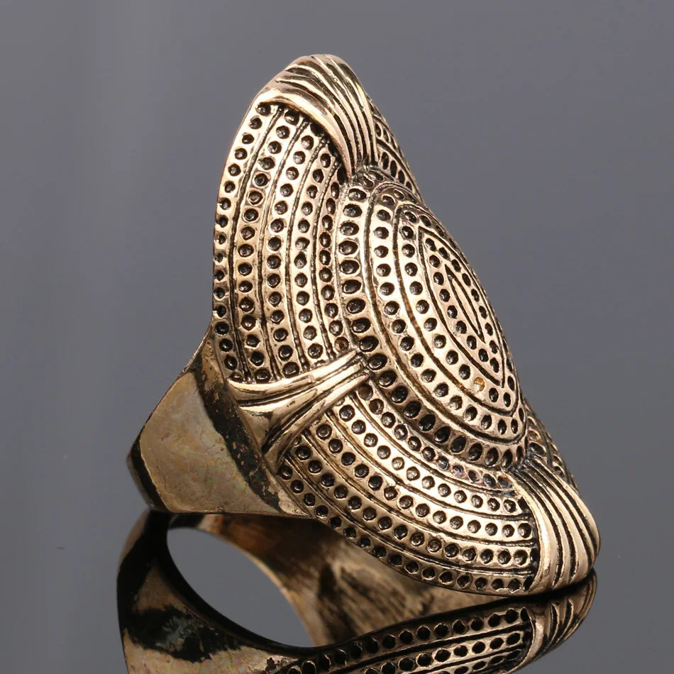 Vintage Luxury Antique Gold Rings for Women/Men