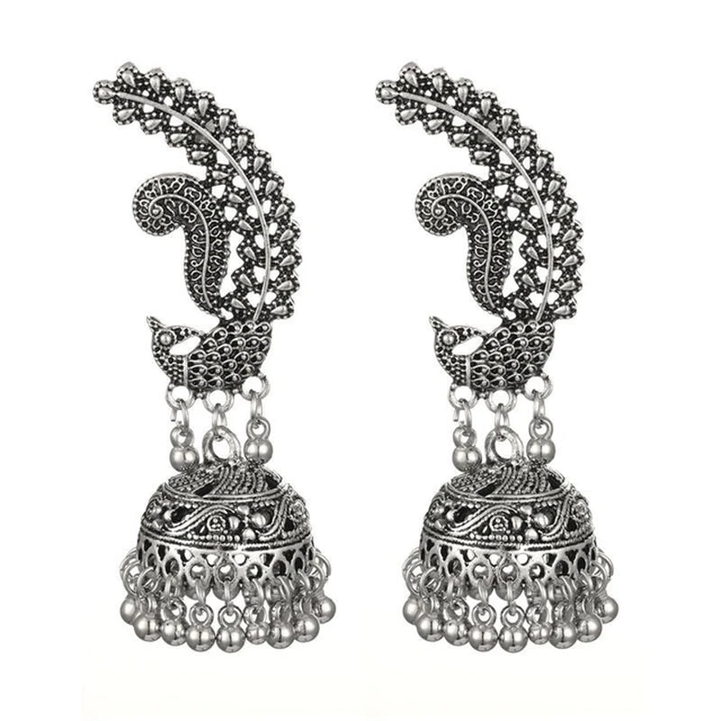 Ethnic Silver Earrings