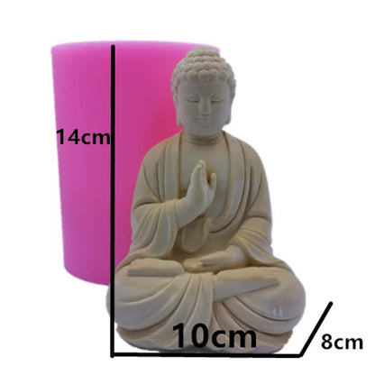 Buddha Design Silicone Candle Mold