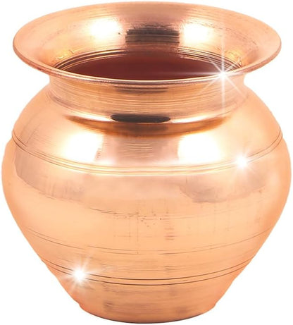 Indian Pure Copper Kalash (Lota for Puja)